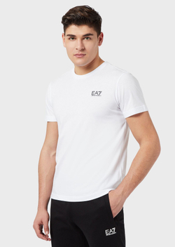 Мужская теннисная футболка EA7 Man Jersey T-Shirt - white
