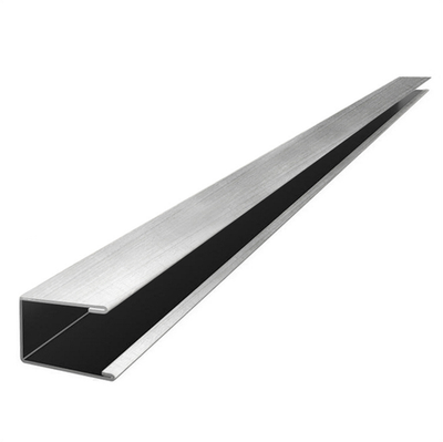 П-профиль для реечного потолка Cesal 14х14х3000 мм. Ракушка В64