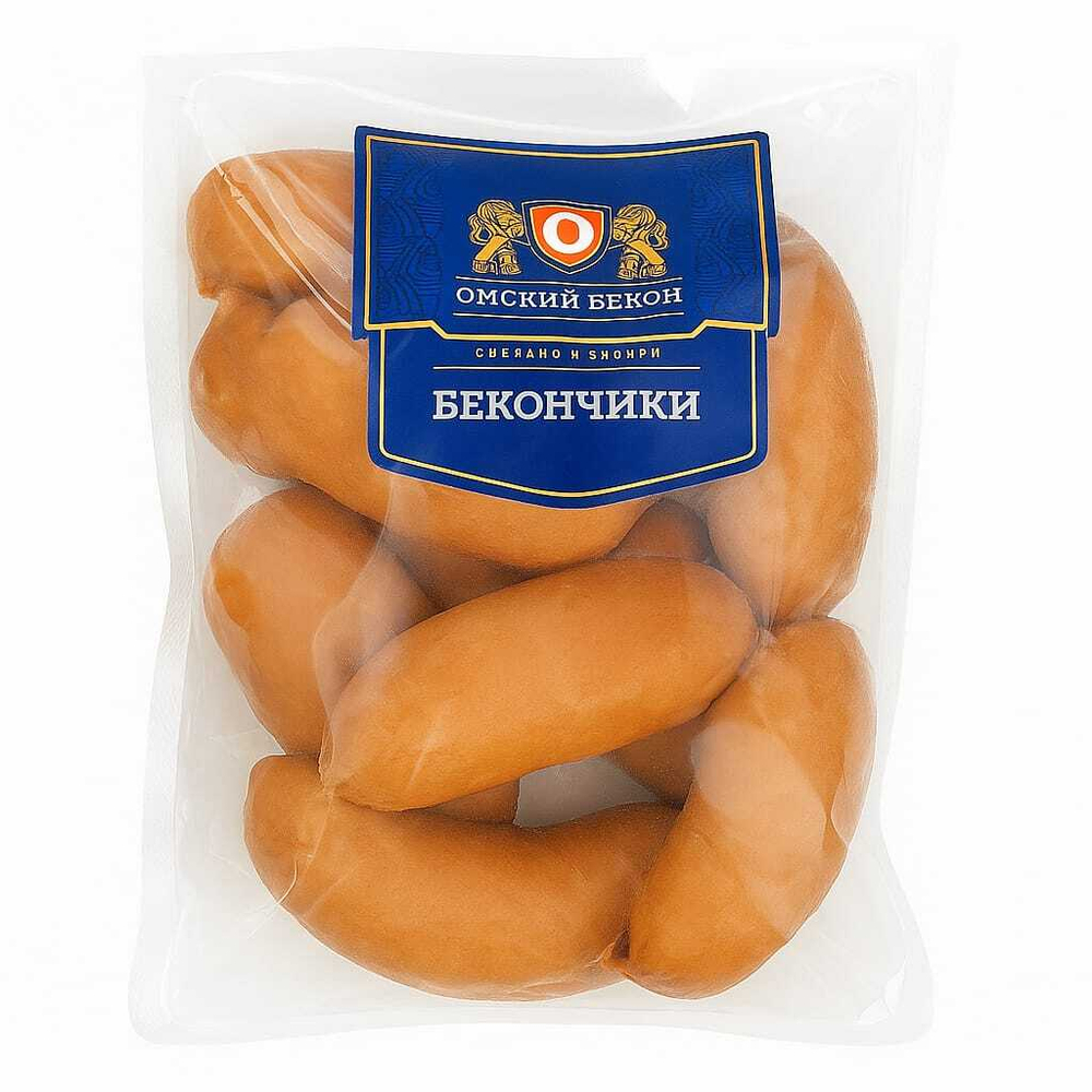 Шпикачки Сочные Омский Бекон вес