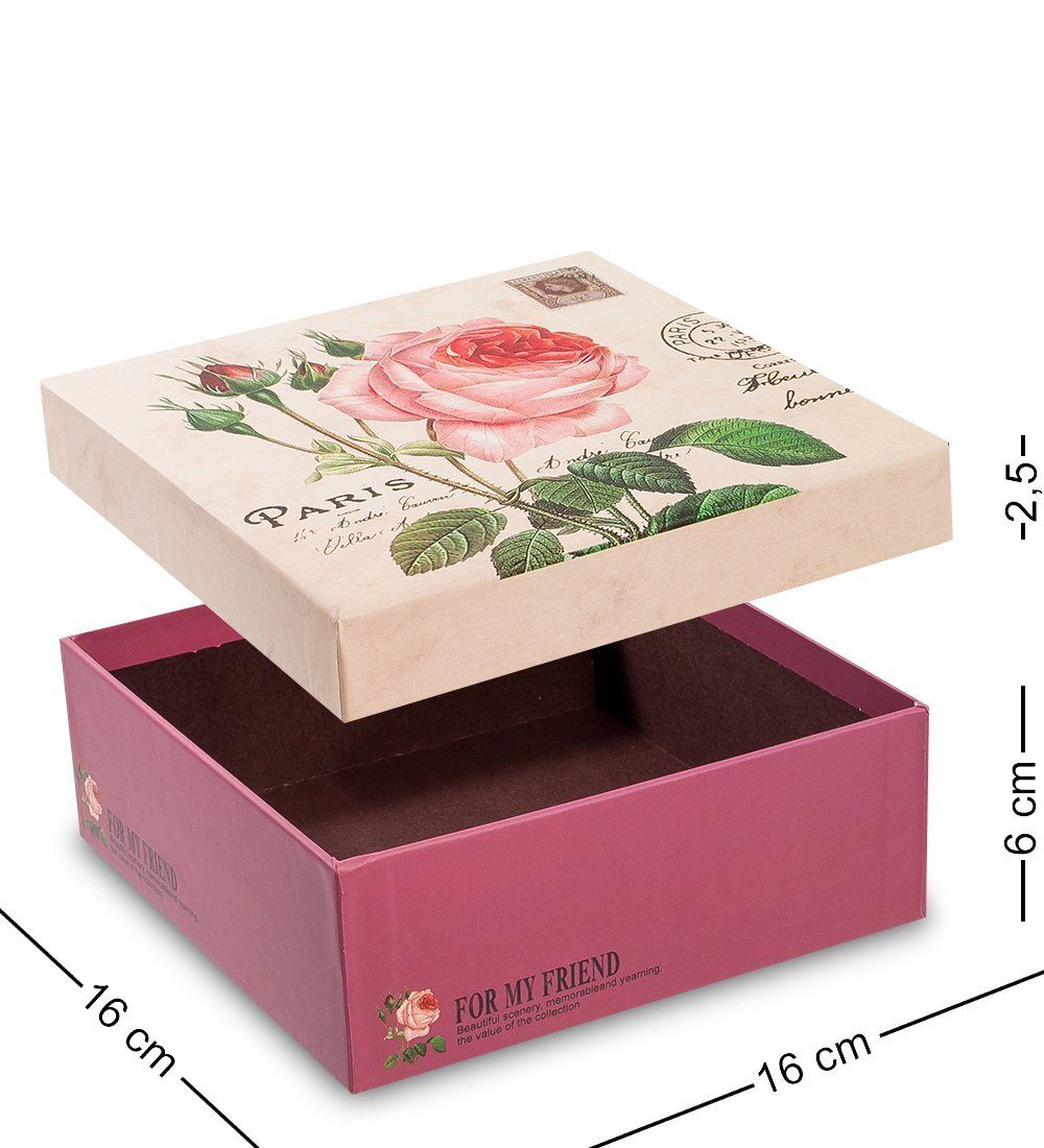 Packing Symphony WF-35/2-B Коробка «Квадрат» цв.бордов./беж.