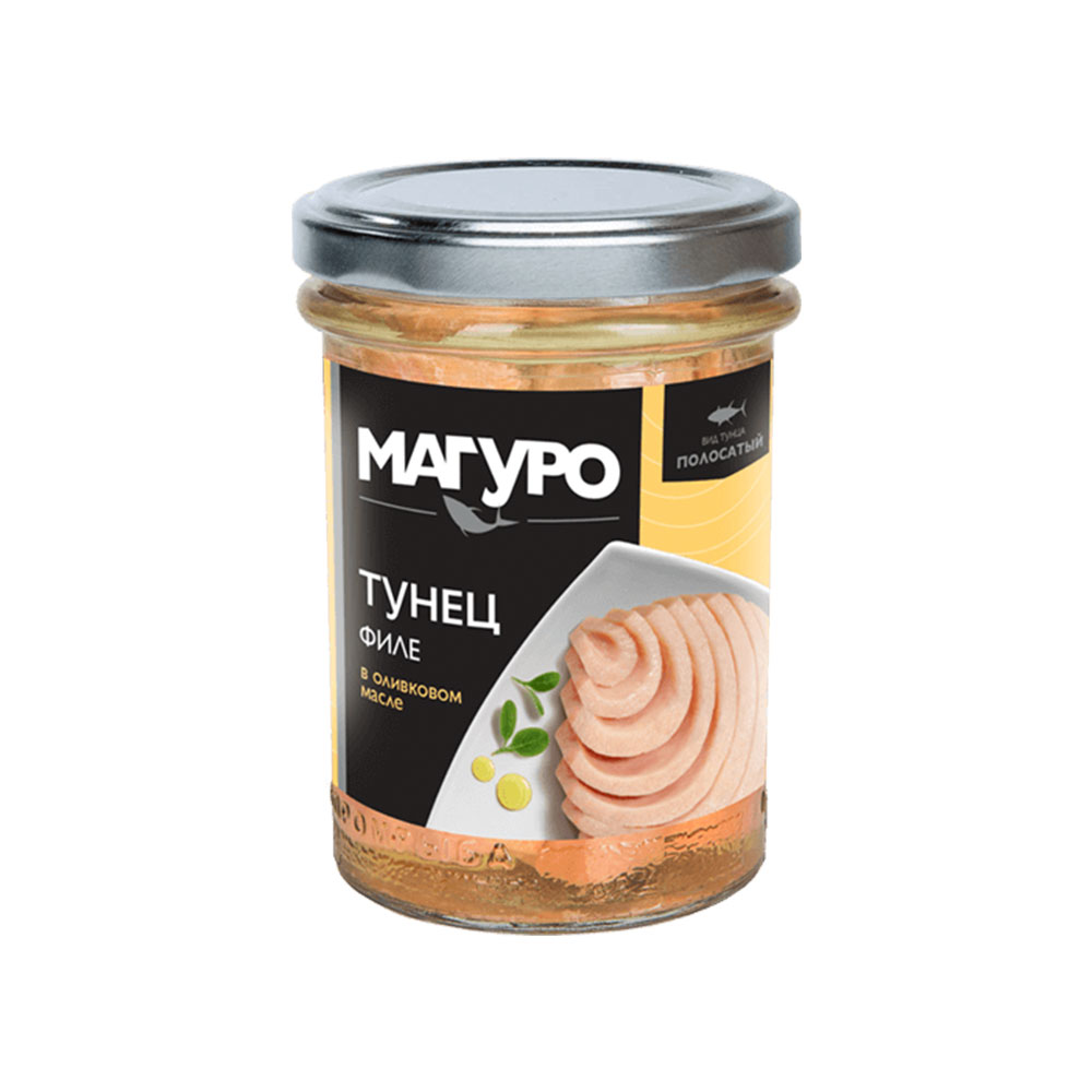 Магуро тунец филе в оливковом масле 200гр