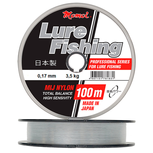 Леска Lure Fishing 0,17 мм., 3,5 кг, 100 м, прозрачная