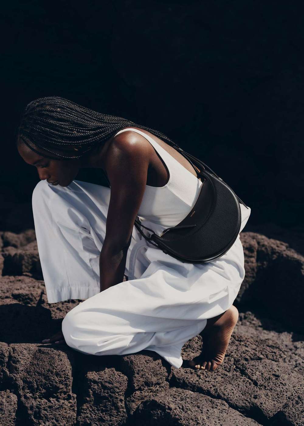 Сумка Polene Numero Dix EDITION TEXTURED BLACK