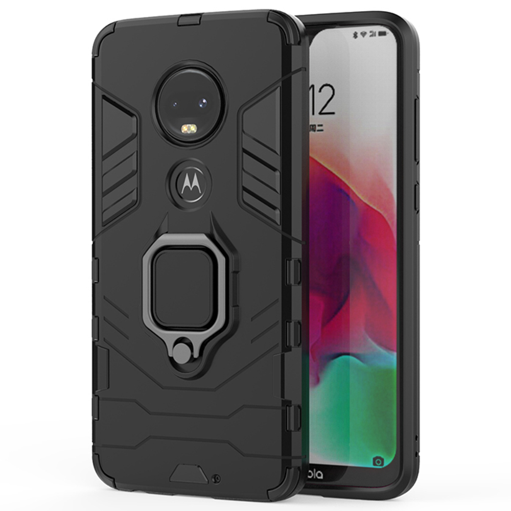 Противоударный чехол с кольцом Panther Case для Motorola Moto G7