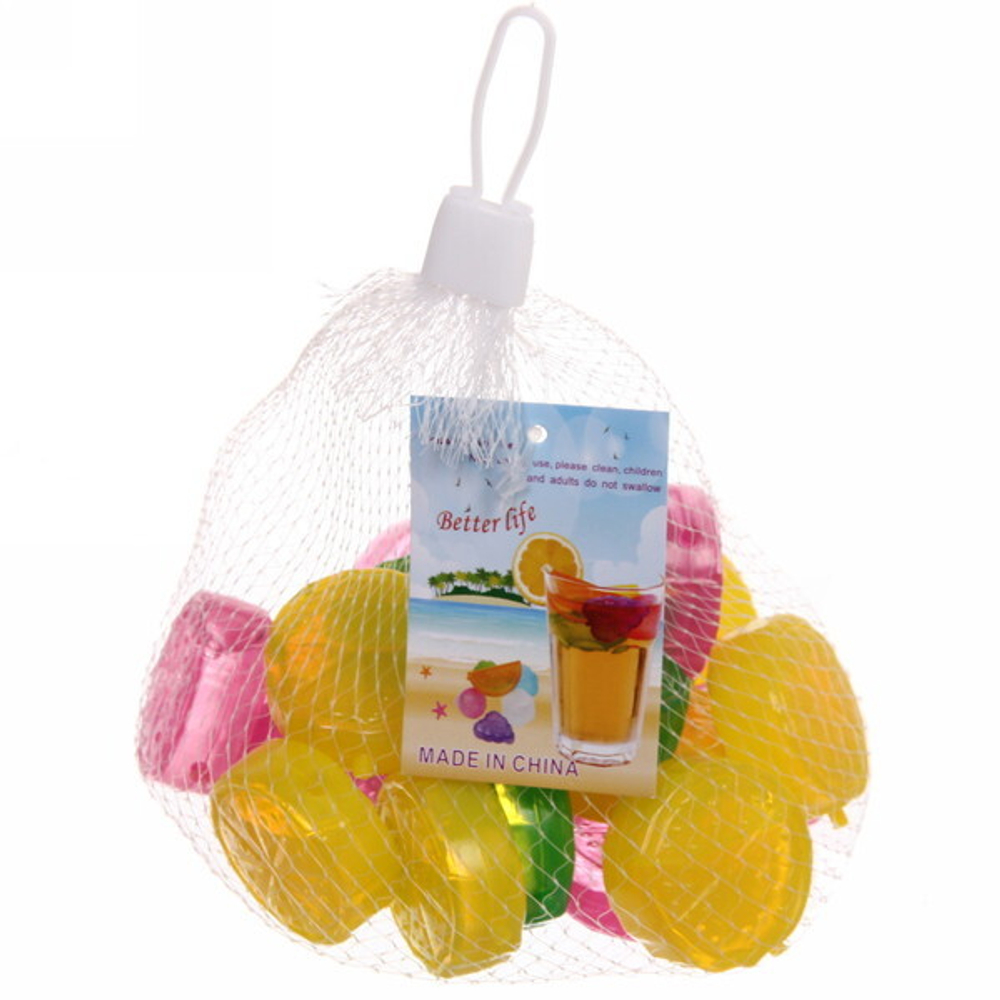 Формочки для охлаждения коктейлей «Лимонные дольки» в наборе 20шт