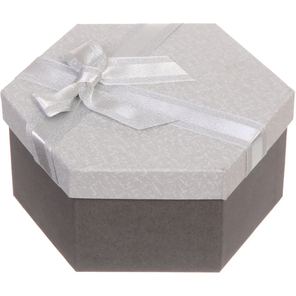 Коробка подарочная «Ванильная нежность» 19*16,5*8,5 см, серый