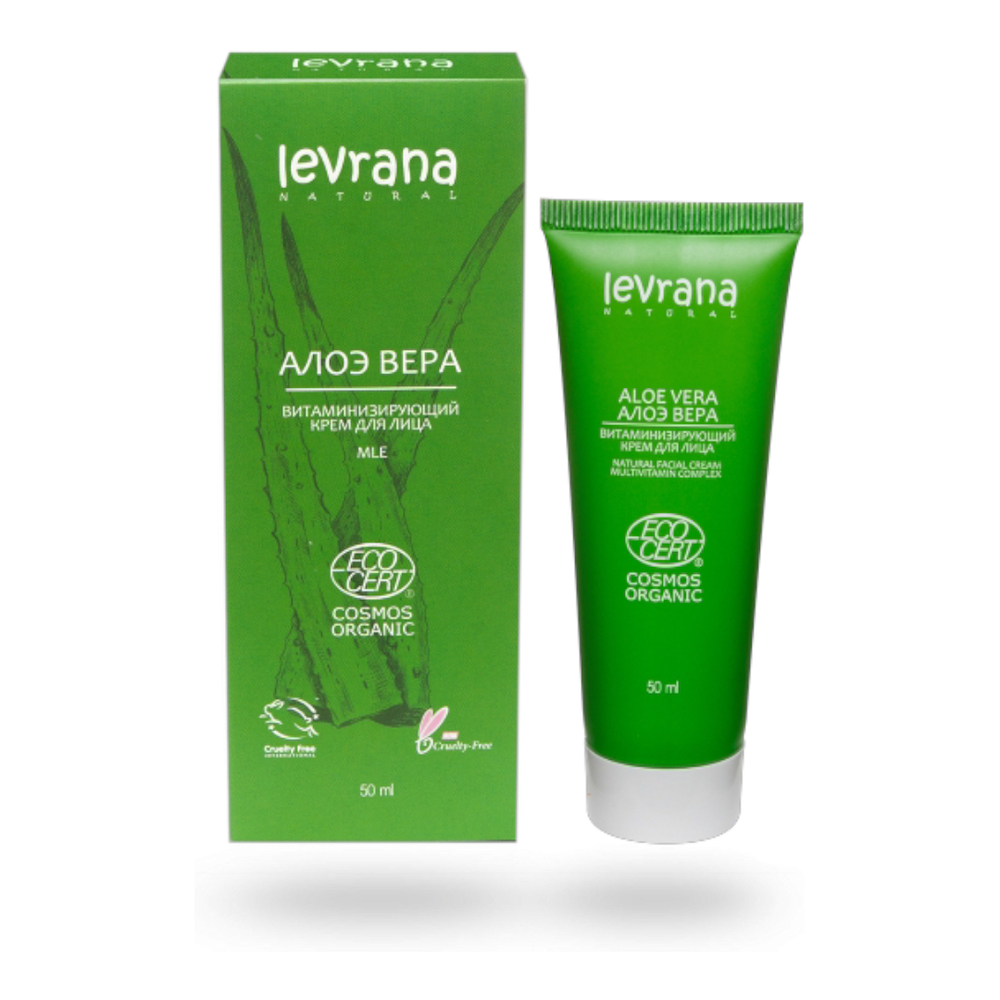 Крем для лица "Алоэ вера", витаминизирующий 50 гр (Levrana) Крем для лица "Алоэ вера", витаминизирующий 50 гр (Levrana)