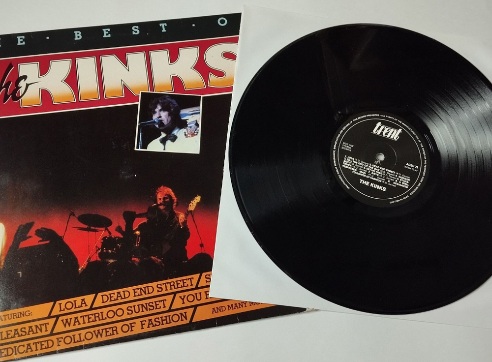 Винтажная виниловая пластинка LP The Kinks The Best Of (Holland 1981)