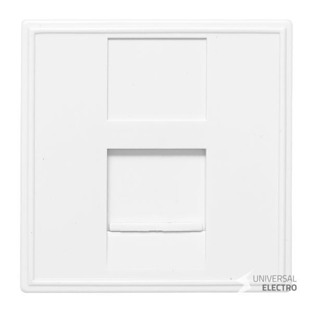 Розетка RJ45 кат, 6, 2 модуля EKF
