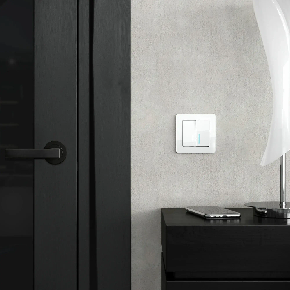 Рамка на 1 пост Acrylic (белый) W0012701