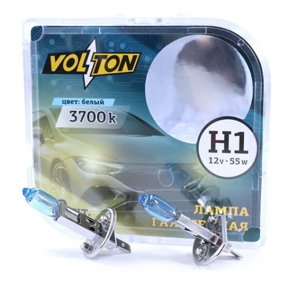 Лампа H1 12V 55W P14,5s (2 шт) (VOLTON)