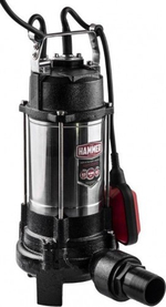 Насос дренажный Hammer NAP1100FD фекальный с ножами для измельчения 131-056