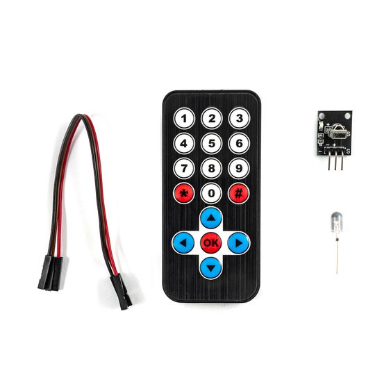 Модуль ИК дистанционного управления HX1838 с пультом