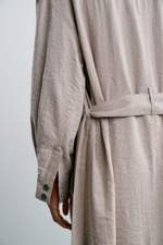 Тренч TEONA длинный, бежевый