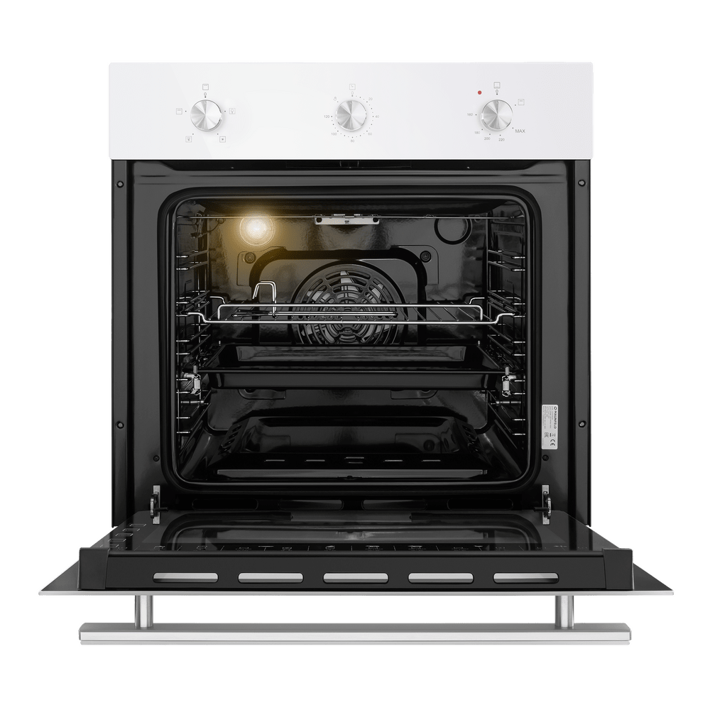 Встраиваемый газовый духовой шкаф Maunfeld EOGC604WSlim белый