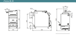 Твердотопливный котел Zota "Тополь-М" 30 кВт