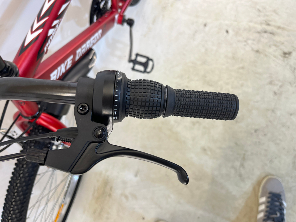 Велосипед Bike Dragon 26" 21скор (ст.рама,SunRun, Жесткая вилка, тормоз V-brake) BD-1-26-3 красный