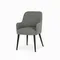 Стул Onsen, серый, черные ножки