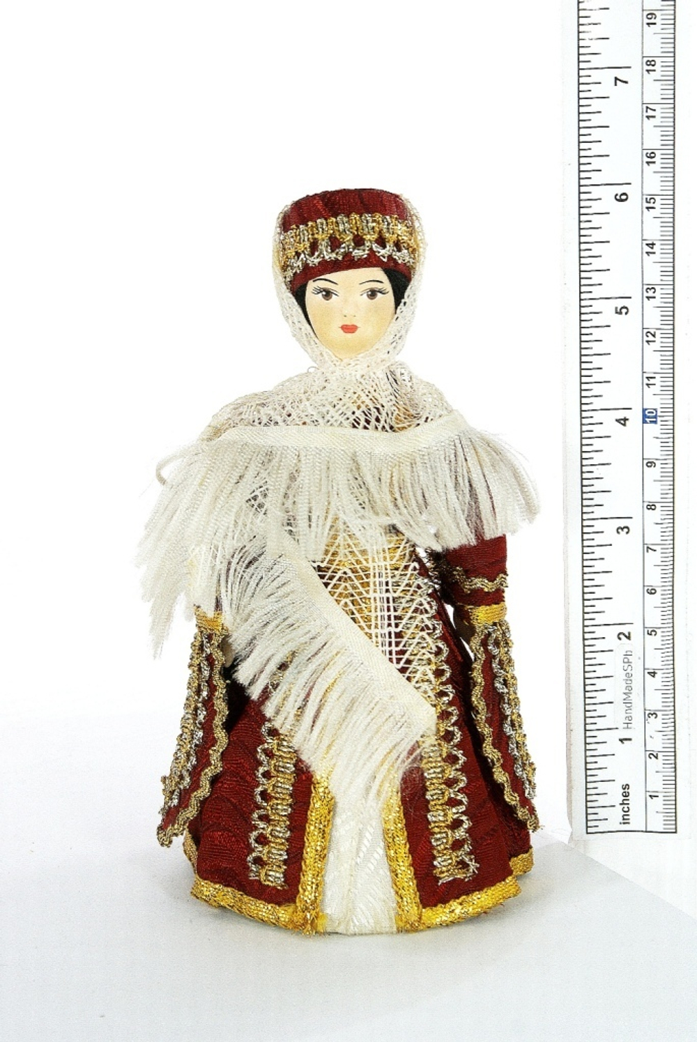 Кукла коллекционная в Кабардинском девичьем костюме