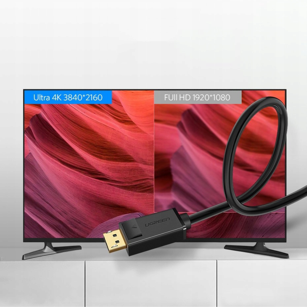Кабель DisplayPort - DisplayPort, 3m, V1.2, UGREEN 10212