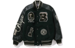 A Bathing Ape Bathing Ape Panelled Varsity Куртка