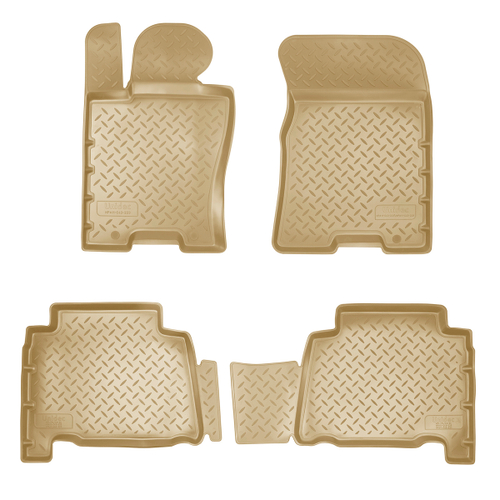 Ковры в салон Norplast/Unidec для Kia Mohave (2017-2021), Бежевый, 5 мест, арт.NPA11-C43-223-B