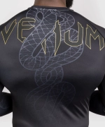 Рашгард VENUM SERPENTI BLACK/SILVER/GOLD длинный рукав