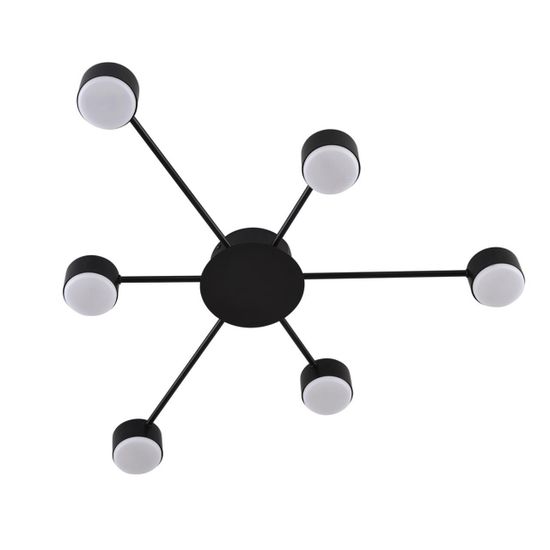 8344/6C COMFI черный, металл Люстра GX53 LED 6*7W 220V TORINA
