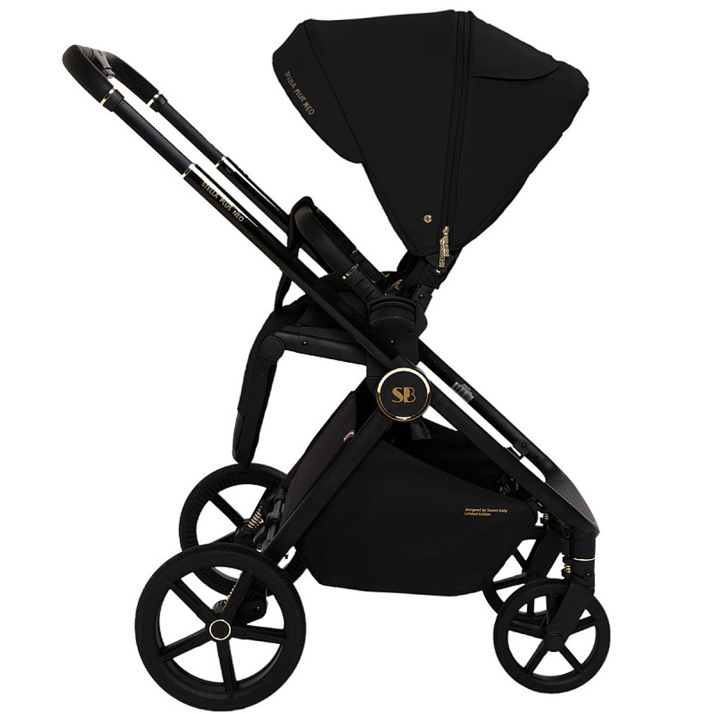 Детская коляска Sweet Baby Stella Plus Neo 3 в 1 Black