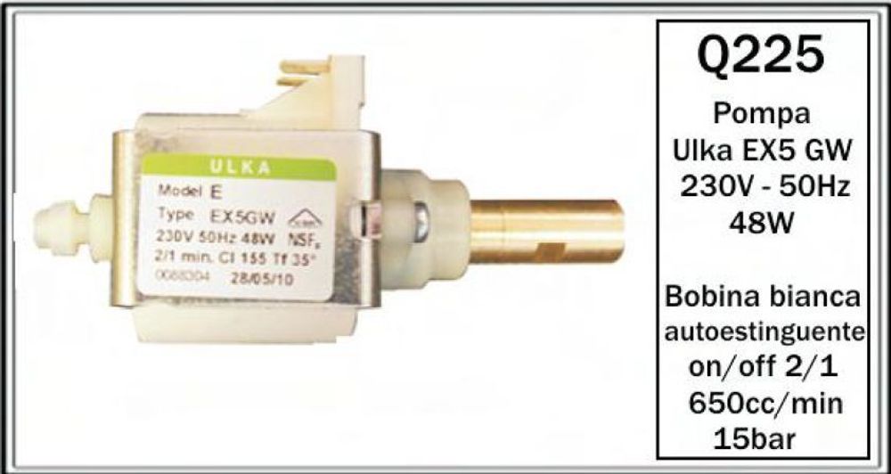 Насос помпа ULKA EX5GW 48W 2/1 (650cc/min_15bar)