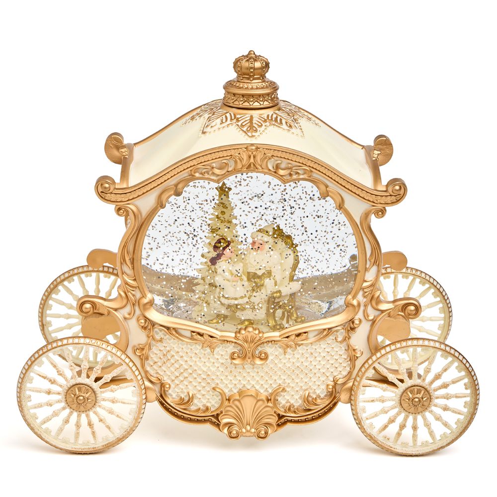 МУЗЫКАЛЬНАЯ СТАТУЭТКА "КАРЕТКА" С LED-ПОДСВЕТКОЙ 26Х11,5Х21,5 СМ