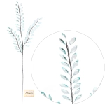 Ветка декоративная «Изысканный стиль» 80 см, Голубой