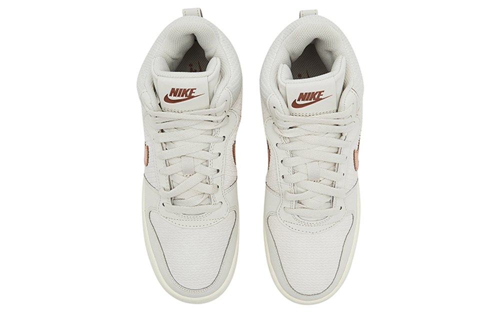 Женские кроссовки Nike Court Borough Mid Premium 'Light Bone Metallic Red Bronze' 844907-003