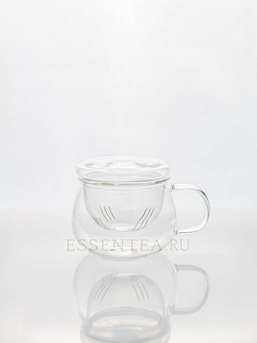 чашка стеклянная большая