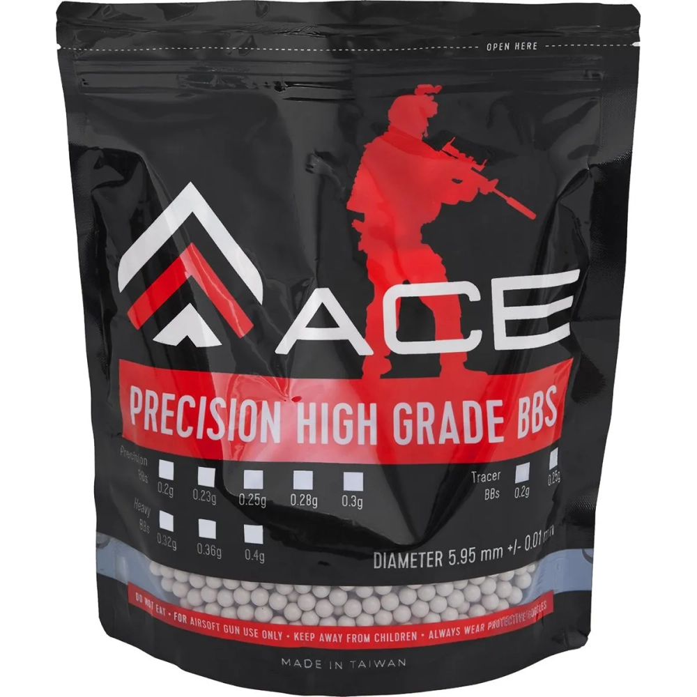 Шары ACE 0,40 (2500 шт.) для страйкбола