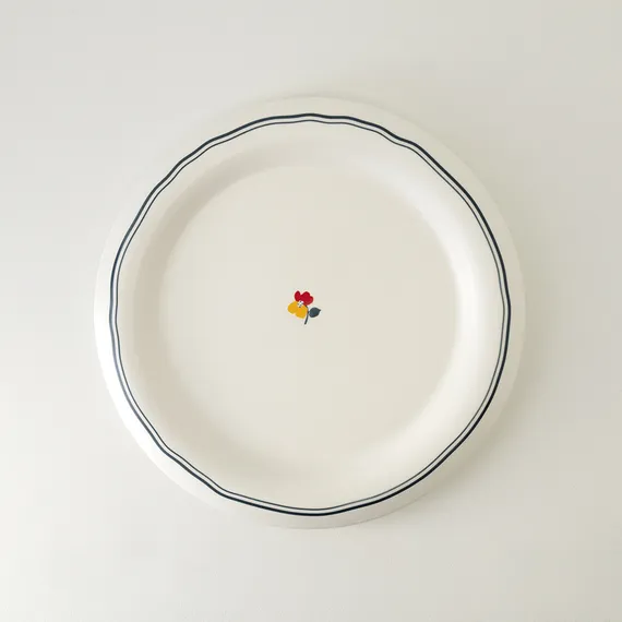 Набор обеденных тарелок plush, little petals, D26, 2 шт.