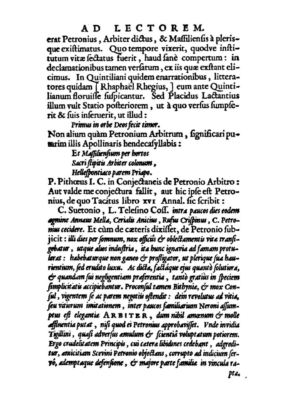 Satyricon. Cum fragmento nuper Tragurii reperto | Petronius Arbiter
