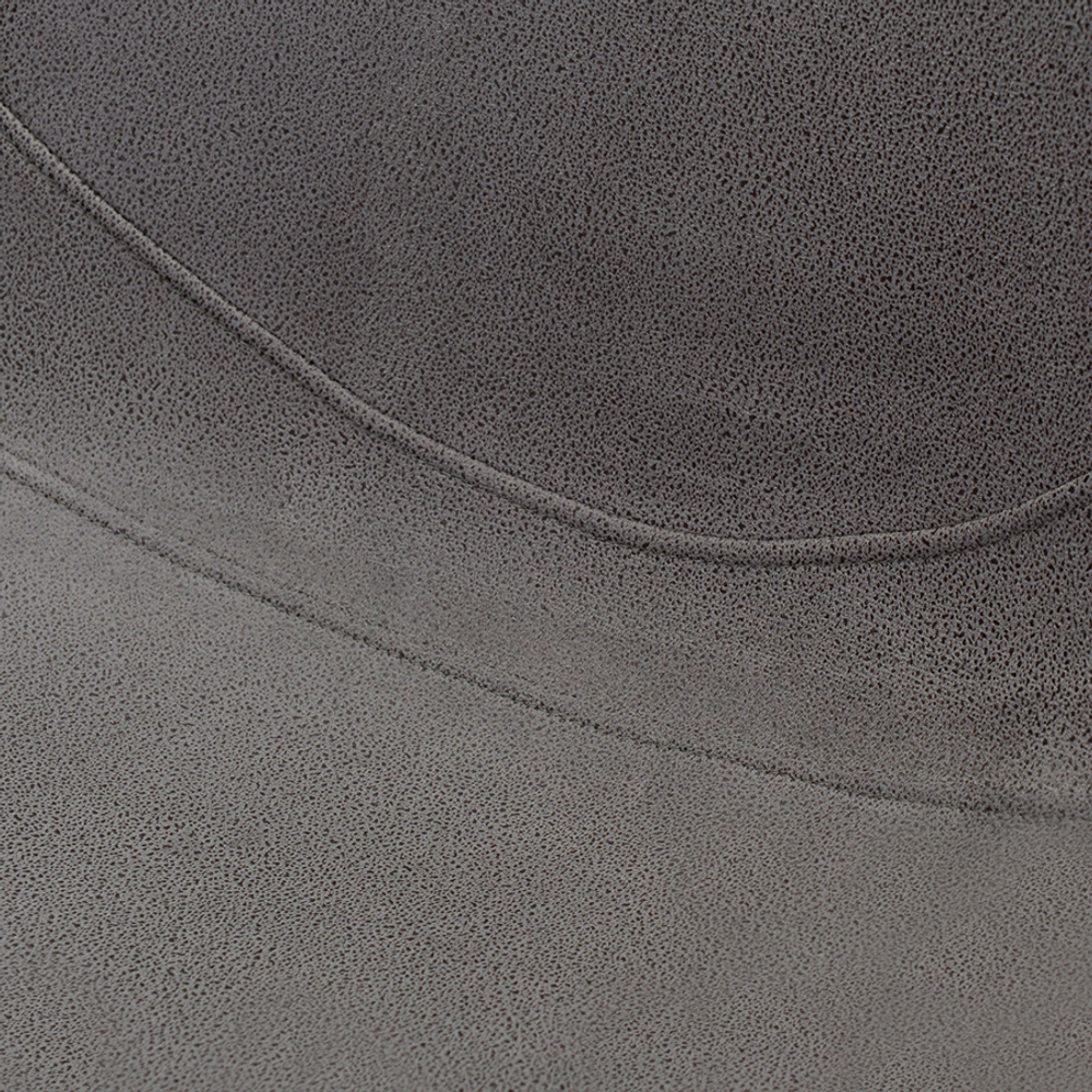 Стул полубарный hugh, экокожа, темно-серый