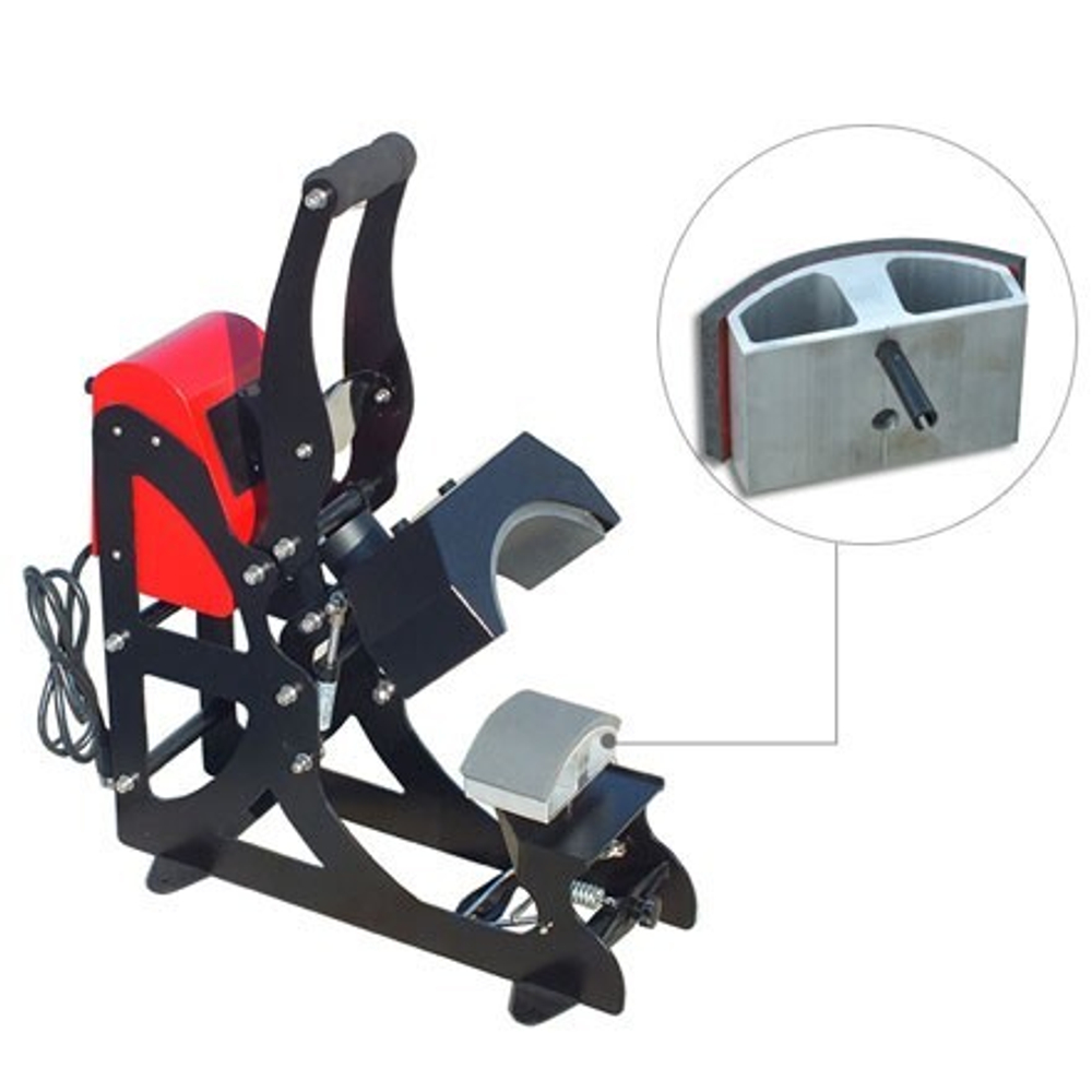 Термопресс кепочный 4 насадки MAX-CAP