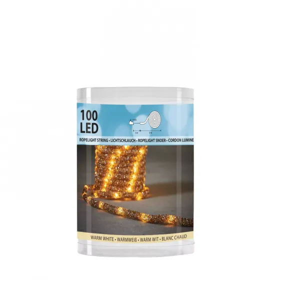 Гирлянда дюралайт Luca Lighting цвет шоколадный, 100 ламп, 8 функций, 5 м., LUCA (83798)