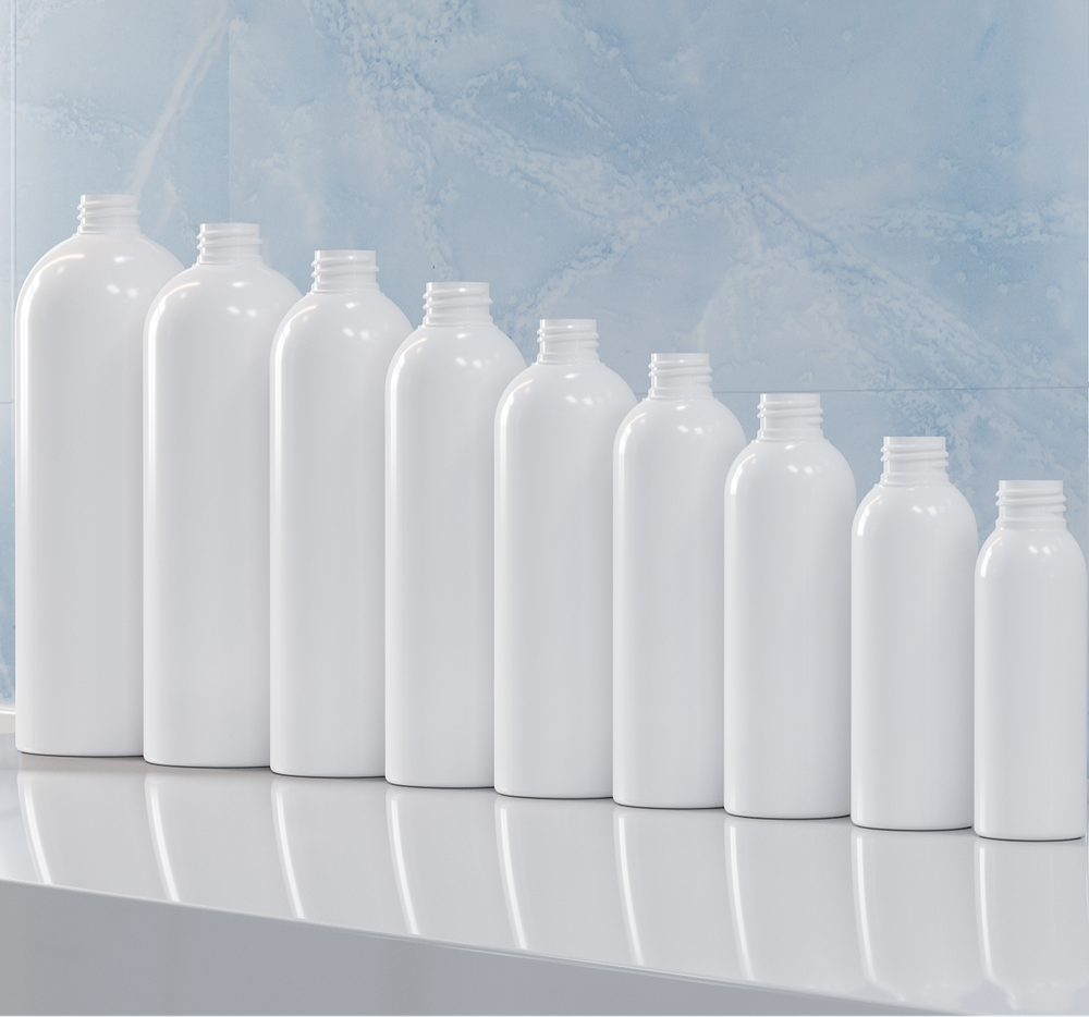 Флакон 1000 мл 28 мм ПНД Покатые плечи