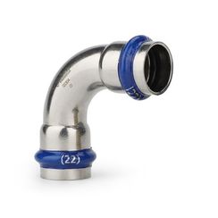 Угольник VARMEGA 90гр. двухраструбный Inox Press 28x28