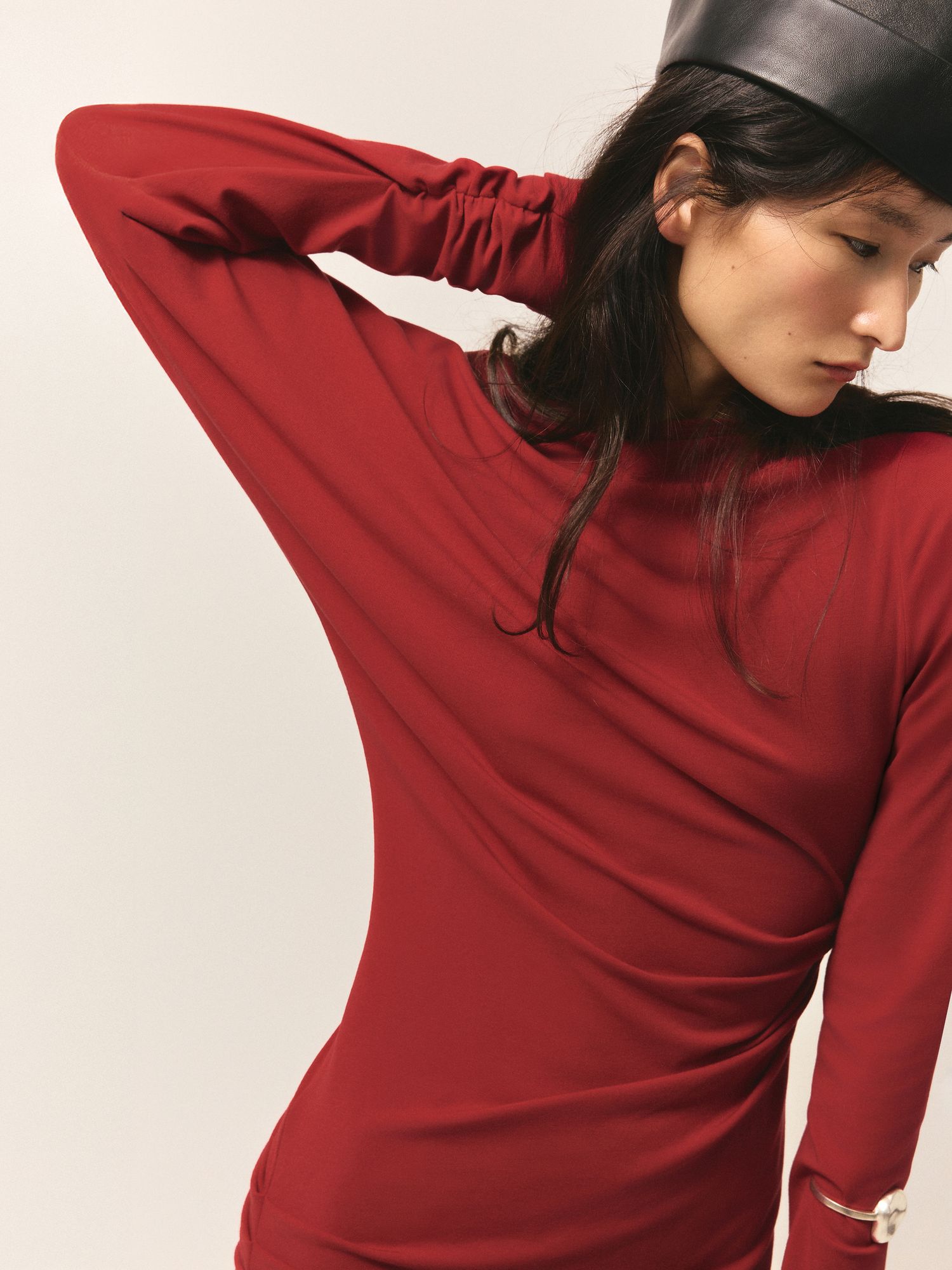 Платье с драпировками