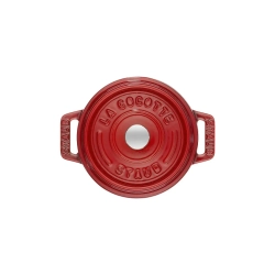 STAUB Мини-кастрюля чугунная Cocotte 10см 250мл красная (2 сорт)