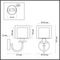 Бра Odeon Light Classic Saga 5088/1W