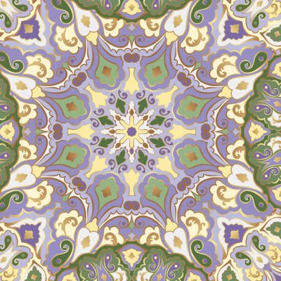 Богатый абстрактый восточный узор, мандала