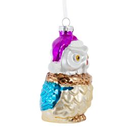 GAEM Украшение новогоднее "Сова", L7 W7 H12,5 см