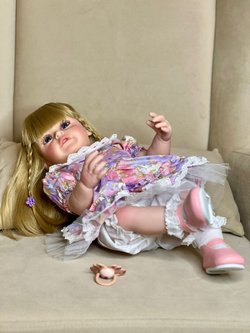 Кукла Реборн виниловая 55см в пакете (FA-285)