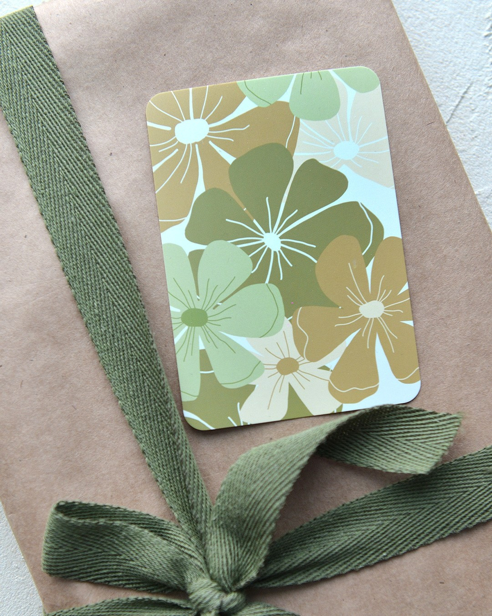 Мини-открытка "Цветочки"