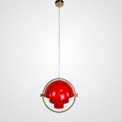 Подвесной светильник Louis Weisdorff Gubi Multi-lite Pendant Red